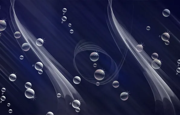 Strip, Shine, ball, line, bubbles, blowing