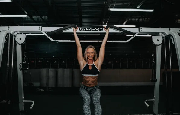 Picture model, blonde, fitness, abs