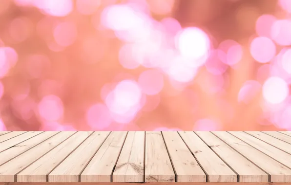 Picture background, tree, pink, Board, wood, pink, background, bokeh
