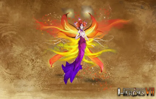 Wings, Nymph, Might &amp; Magic 7, Heroes of might and magic 7, Forest Alliance, Soars
