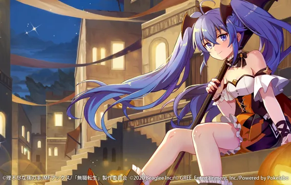 Girl, the city, Halloween, Mushoku Tensei: Isekai Ittara Honki Dasu, Roxy Migurdia