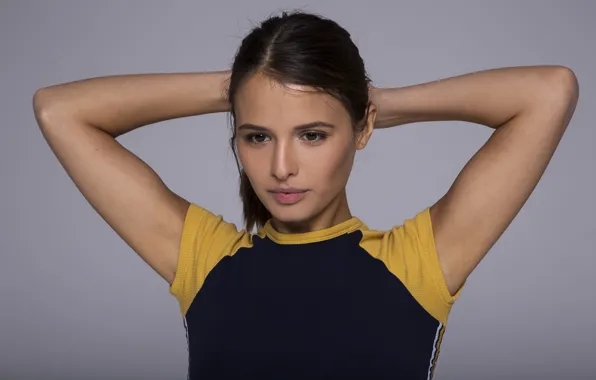 Look, girl, pose, actress, hair, Love Aksenov