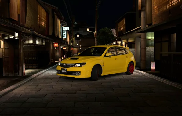 Japan, yellow, Subaru, GT5