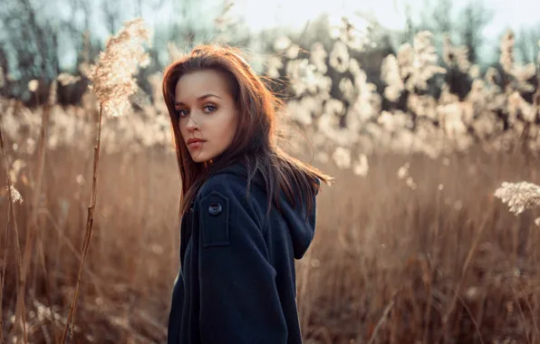 Picture look, hair, coat, sunlight, George Chernyadev, The Stranger