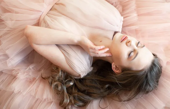 Beauty, earrings, makeup, gesture, beauty, Nega, closed eyes, makeup