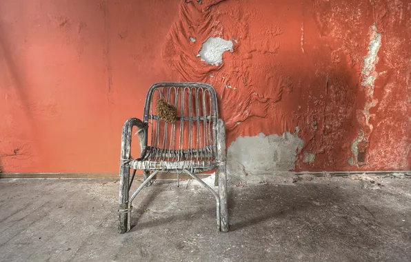 Background, wall, chair