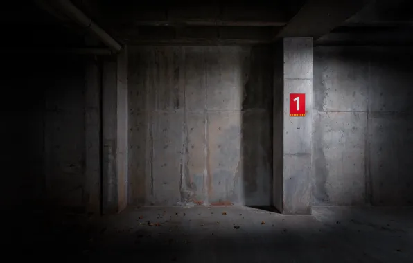 Background, the basement, underground Parking