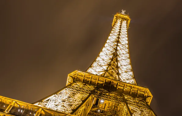 The city, Eiffel tower, France, Paris