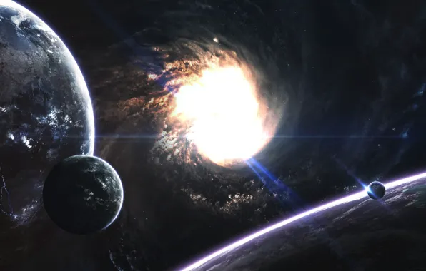 Planet, Space, Nebula, Star, Planet, Planets, Ring, Star