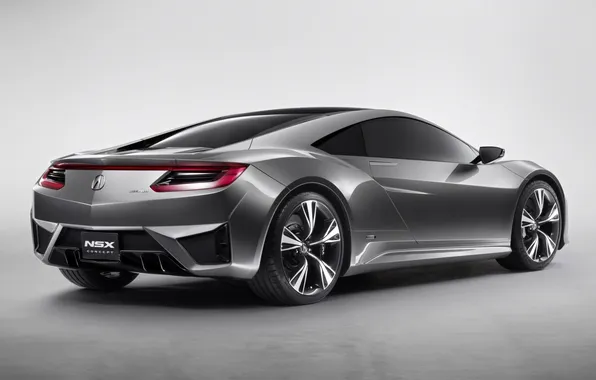 Concept, the concept, rear view, acura, nsx, Acura, six
