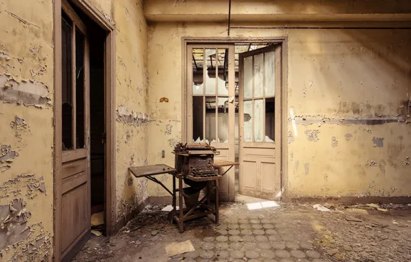 Background, room, door