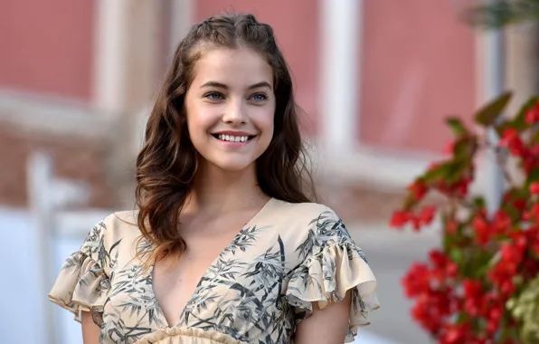 Picture look, girl, face, smile, model, makeup, hairstyle, hair