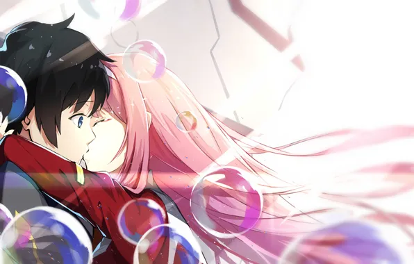 Girl, love, romance, pair, guy, Darling In The Frankxx, Cute in France