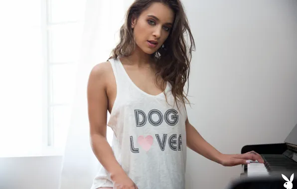 Pose, model, portrait, playboy, makeup, Mike, hairstyle, brown hair