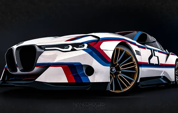 Concept, Auto, Figure, Machine, BMW, Art, Hommage, Bavarian