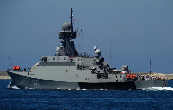 Ship, Navy, rocket, service, feed, small, Sevastopol, MRK