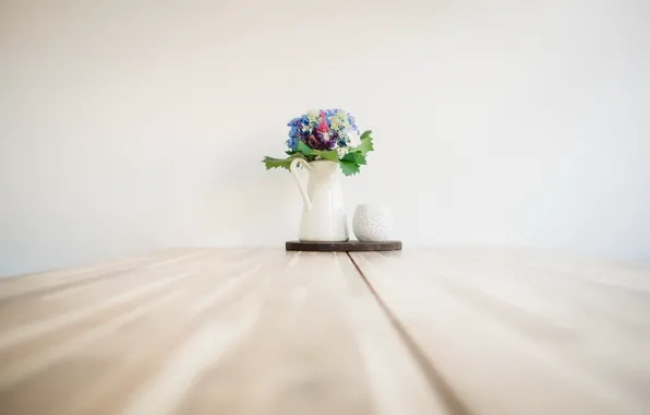 Picture flowers, table, background