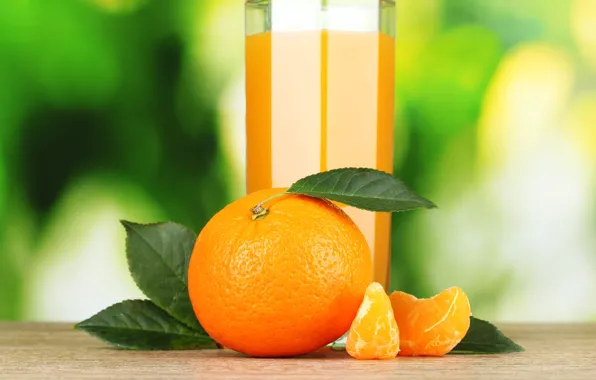 Glass, orange, juice, citrus, Mandarin
