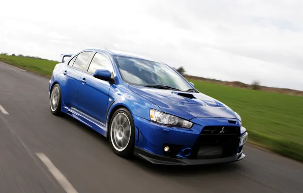 Picture nature, track, Japan, evo x