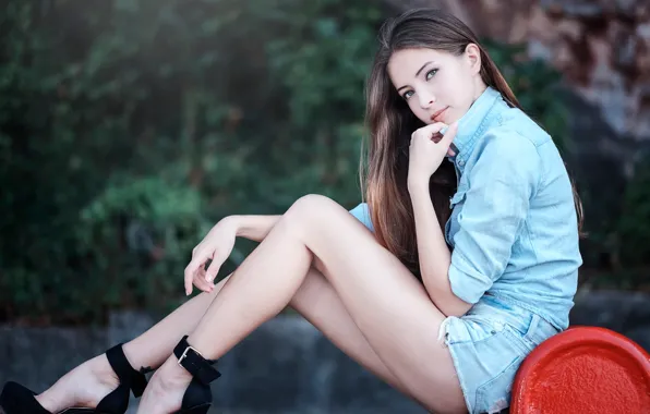 Shorts, legs, bokeh, hayqalsamsuri, Aigel, A bit more couture