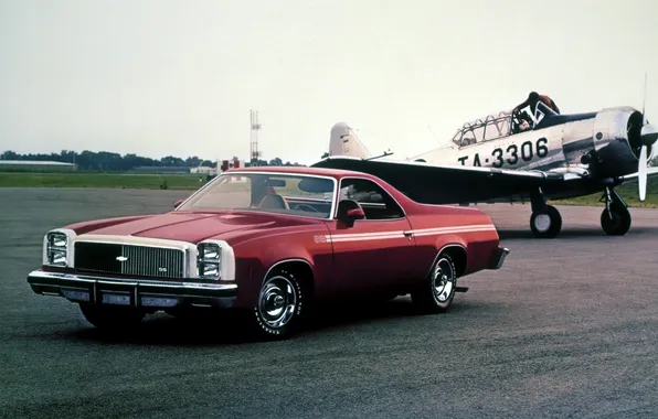 Picture Chevrolet, Chevrolet, the plane, the front, The Way, 1973, The El Camino