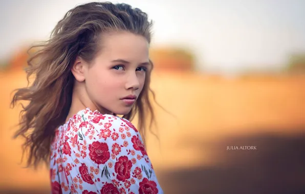 Look, portrait, girl