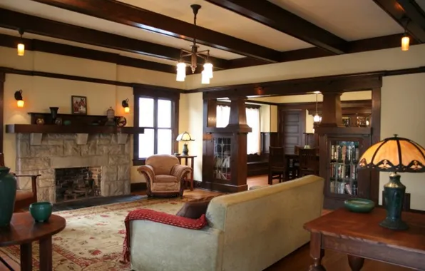 Picture design, style, interior, fireplace, living room, .