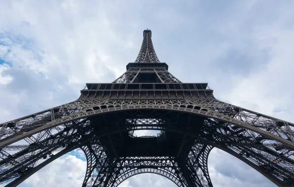 The city, Eiffel tower, France, Paris