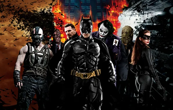 Joker, Batman, The Dark Knight, The dark knight, The Dark Knight Rises, Two-faced, Bane, The …