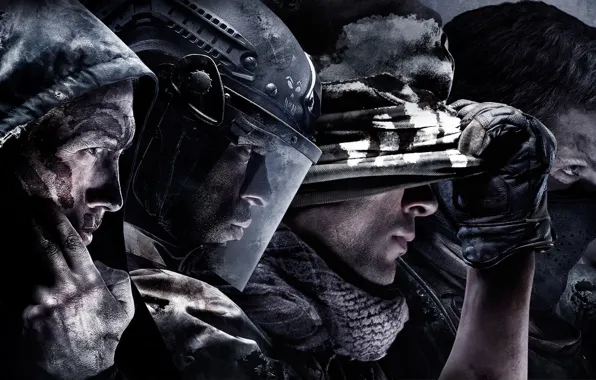 Face, Soldiers, Mask, Military, Activision, Equipment, Infinity Ward, Call of Duty: Ghosts