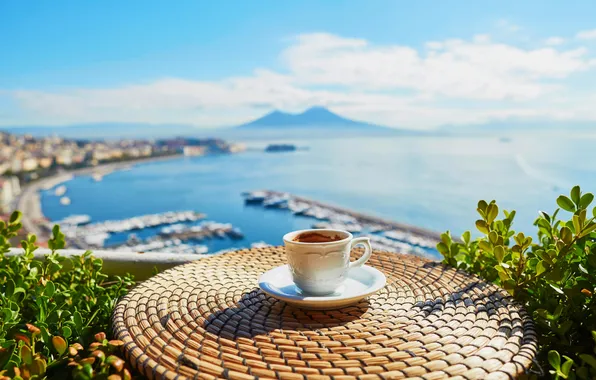 Picture landscape, mountain, morning, mount, naples, Naples