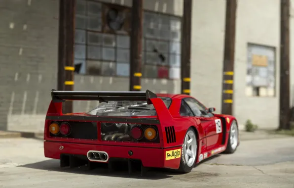 Picture Ferrari, F40, rear wing, Ferrari F40 LM by Michelotto