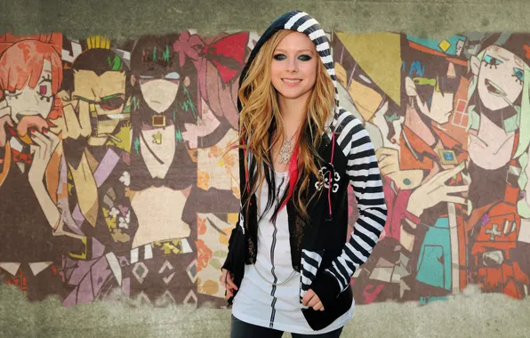 Smile, Lavigne, in the hood