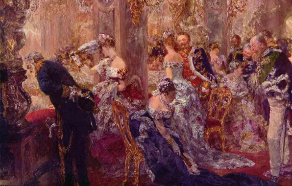 Picture picture, genre, Adolf Friedrich Erdmann of Menzel, Adolf von Menzel, In The White Room
