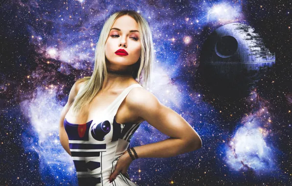 Picture girl, background, model, beauty