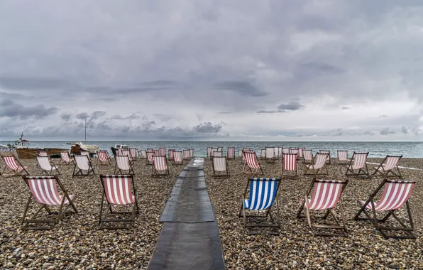 Devon, England, Beer Bay, End of season