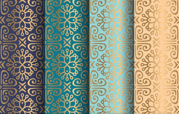 Gold, pattern, texture, golden, ornament