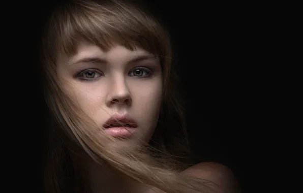 Wallpaper portrait, sponge, Russia, Nastya, George Chernyadev ...