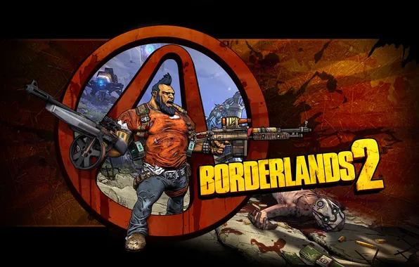 Picture weapons, guns, Jock, shooter, RPG, 2K Games, Borderlands 2, Gunzerker