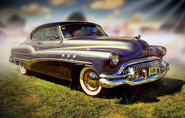 Retro, Buick, car, classic, the front, Buick