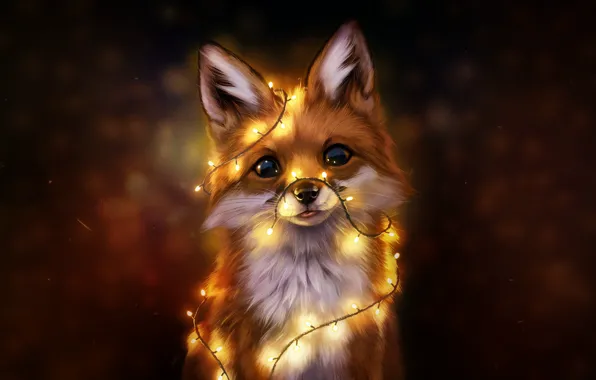Fox, Eyes, Face, Fox, Art, Art, Eyes, Illustration