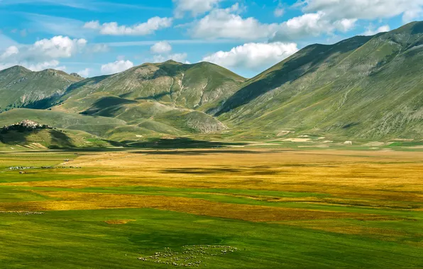 Picture landscape, mountains, nature, valley