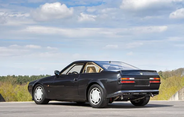 Black, Car, Aston Martin V8 Vantage Zagato