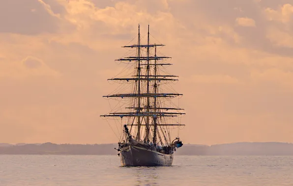 Sailboat, Denmark, training, Georg Stage