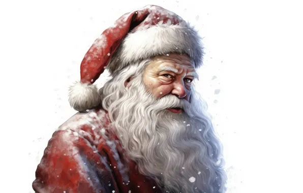 Christmas, New year, Santa Claus, Santa Claus, AI art, neural network