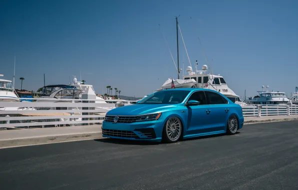 Picture Volkswagen, Vossen, Passat, R-Line, Accuair, The dealership, Boden