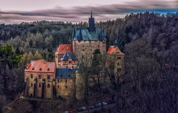 Germany, Saxony, Castle Kriebstein