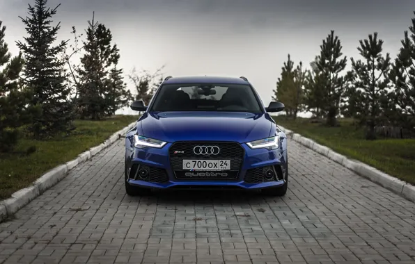 Audi, Russia, Blue, Front, Before, RS6, VAG