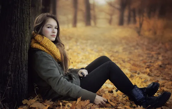 Look, girl, background