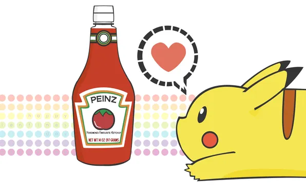 Pikachu, ketchup, pokemon, pokemon, Pikachu